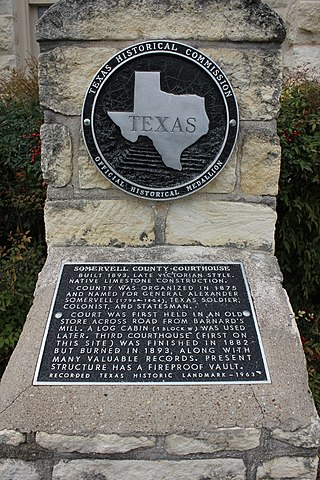 File Somervell County Courthouse Glen Rose Texas Historical