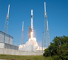 CRS-19 launch SpaceX CRS-19 Liftoff.jpg