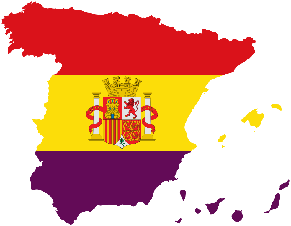 File:Spain with Second Spanish Republic Flag and Coat of ...