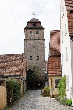 Spalt, Stadtbefestigung, Turmgasse, Oberes Tor, 001