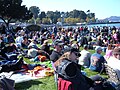 Spectators at Aquatic Park