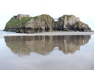 Ilha de St Catherines e forte de Castle Beach, maio de 2012.jpg