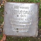 Stolperstein Bad Münstereifel Heisterbacher Straße 36 Markus David.jpg