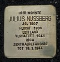 Stumbling stone for Julius Nussberg, Zschopauer Straße 55, Chemnitz (2) .JPG