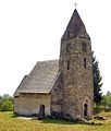 Romano-Gothic Strei Church, Hunedoara, Transylvania