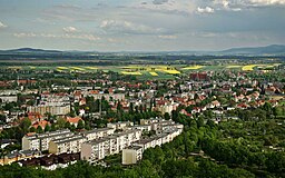 Panoramabild över staden.