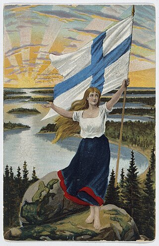 <span class="mw-page-title-main">Finnish Maiden</span> National personification of Finland