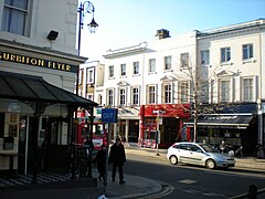 Shops in Victoria Road, Surbiton.