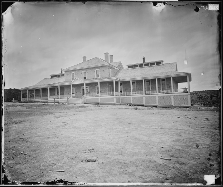 File:TWO STORY BUILDING, FORT WINGATE, NEW MEXICO - NARA - 524276.tif