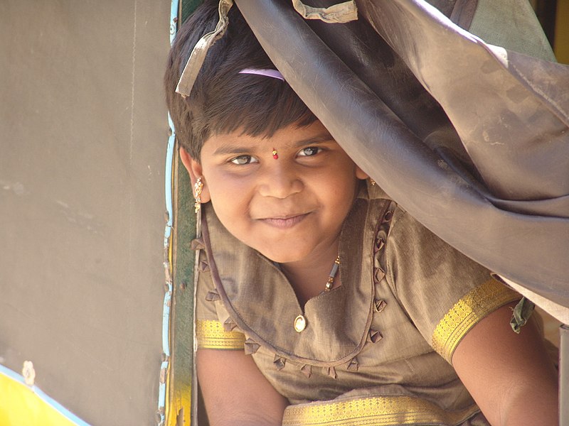 File:Tamil girl in pavadai.jpg