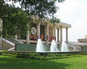 Flags from all participant countries are displayed at Thalia Mara Hall during the 2006 USA IBC Thalia Mara Hall Jackson Mississippi.jpg