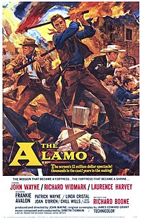 <i>The Alamo</i> (1960 film) 1960 American historical epic film directed by John Wayne