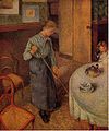 『田舎の幼い女中』1882年。油彩、キャンバス、63.5 × 53 cm。ナショナル・ギャラリー（ロンドン）[90]。