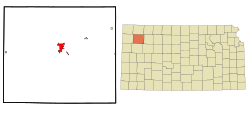 Location within تھامس کاؤنٹی، کنساس and کنساس
