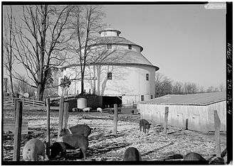 Thomas Ranck Round Barn, Indiana Thomas Ranck Rd Barn 064516pu.jpg