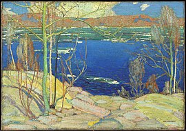 Tom Thomson, Musim Semi Ice.jpg