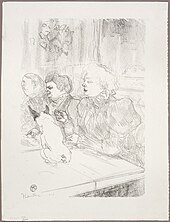 A la Souris, Madame Palmyre
, by Toulouse-Lautrec, 1897 Toulouse-Lautrec - At La Souris, Madame Palmyre, 1949.939.jpg