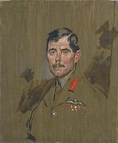 Maj Gen H M Trenchard in 1917, by William Orpen Trenchard at GHQ.jpg