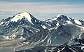 The two summits of Nevado Tres Cruces