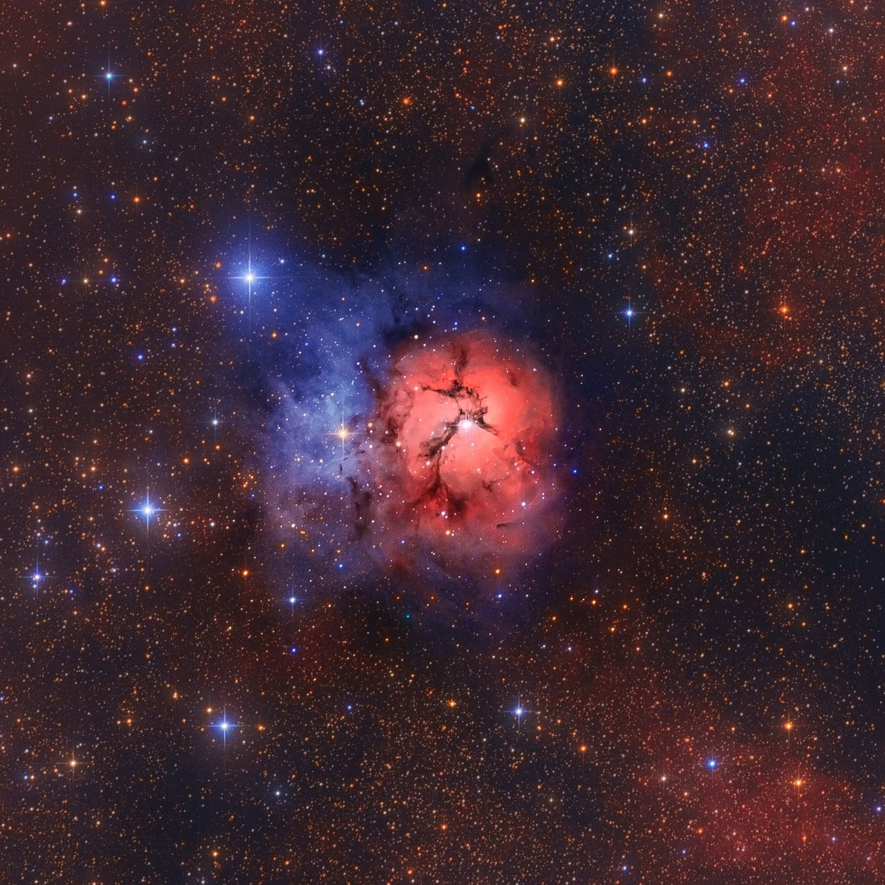 Диффузная туманность. Trifid Nebula m20. Туманность орла m16. Цвет Небула мебель.