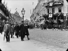 Fil: Tverskaya Street i Moskva, Rusland (maj 1896). Webm