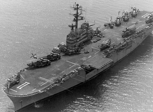 New Orleans during Operation End Sweep off Hai Phong Port, 1973.