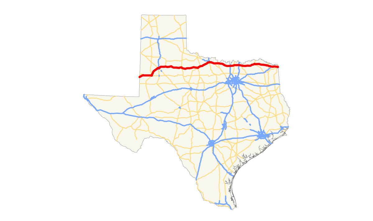 Us Highway 82 Map U.s. Route 82 In Texas - Wikipedia