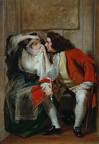 Uncle Toby and Widow Wadman by Charles Robert Leslie
