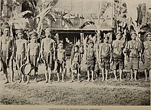 Participants in Ifugao uyauwe ceremony, c. 1903 University of California publications in American archaeology and ethnology (1903) (14766063642).jpg