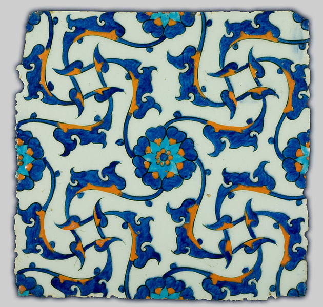 File:Unknown, Turkey, 1560 - Iznik Tile - Google Art Project.jpg