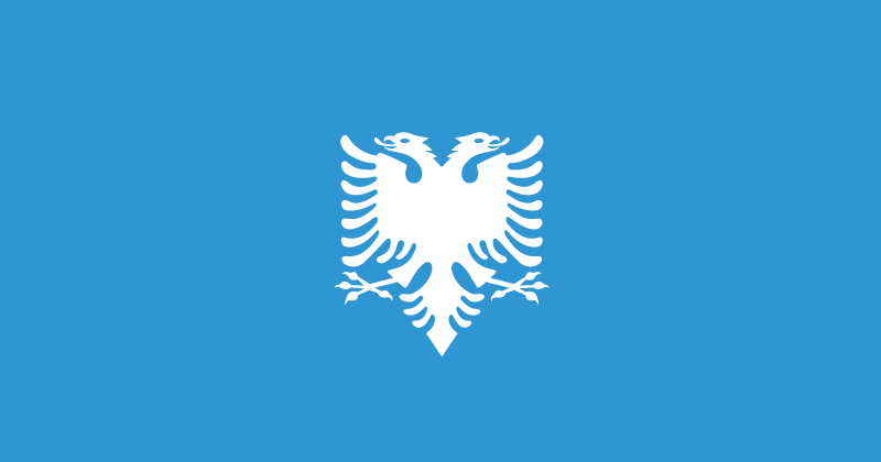 File:Unofficial flag of Democratic Party of Kosovo.svg