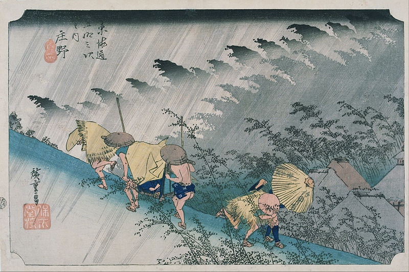 File:Utagawa Hiroshige (the first) - Shono from the Fifty-three Stations on Tokaido Highway, Hoeido version - Google Art Project.jpg