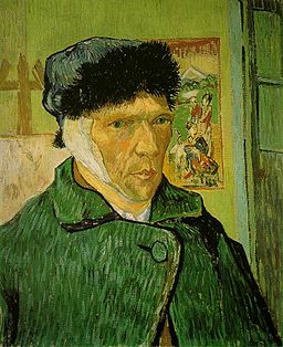 VanGogh-self-portrait-with bandaged ear