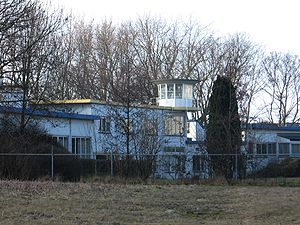 The former air traffic control tower for Ypenburg airport Verkeerstoren van Ypenburg.jpg