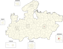 Vidhan Sabha constituencies of Madhya Pradesh (97-Jabalpur Purba).png