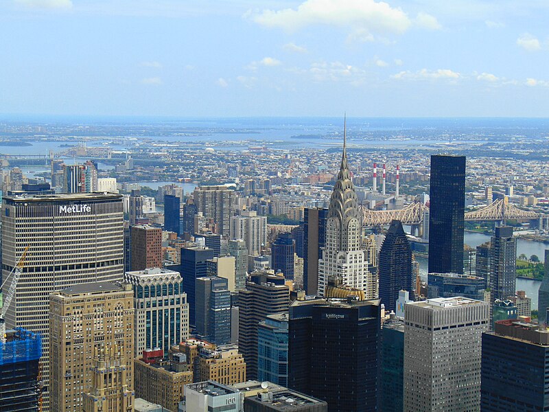 File:View of Center East New York City from the Empire State Building.jpg