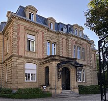 Villa Foch in Luxembourg City, head office of East-West United Bank since 1977 Villa Foch Luxembourg.jpg