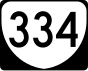 State Route 334 işaretçisi