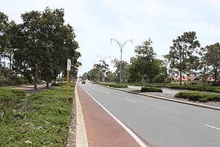 Shenton Avenue Road in Perth, Western Australia