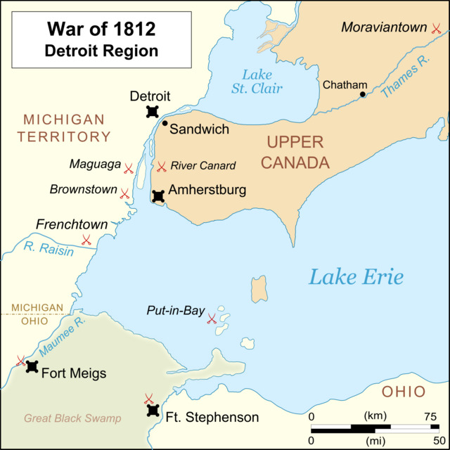 Description de l'image War of 1812 Detroit Region.png.