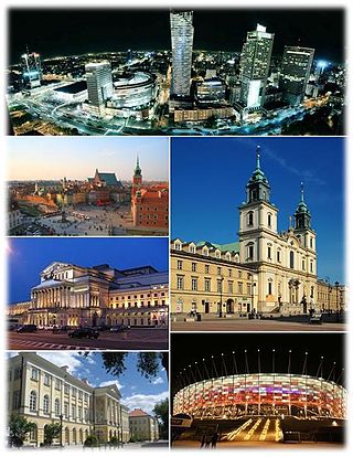Varsóvia é a capital e maior cidade da Polônia.