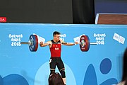 Deutsch: Gewichtheben bei den Olympischen Jugendspielen 2018; Tag 2, 10. Oktober 2018; Jungen 62 kg English: Weightlifting at the 2018 Summer Youth Olympics at 8 October 2018 – Boys' 62 kg