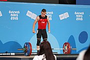 Deutsch: Gewichtheben bei den Olympischen Jugendspielen 2018; Tag 2, 10. Oktober 2018; Jungen 62 kg English: Weightlifting at the 2018 Summer Youth Olympics at 8 October 2018 – Boys' 62 kg