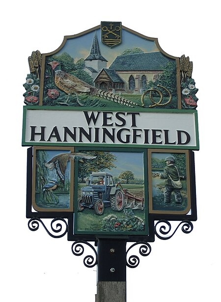 West hanningfield sign