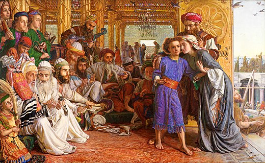 The Finding of the Saviour in the Temple, by William Holman Hunt, 1860