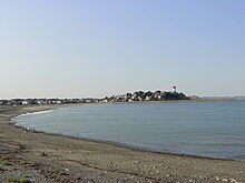 Yirrell Beach, looking north from Deer Island in 2003