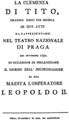Wolfgang Amadeus Mozart - La clemenza di Tito - title page of the libretto - Prague 1791.png
