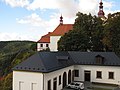 Čeština: Kostel z rabštejnského zámku. Okres Plzeň-sever, Česká republika.