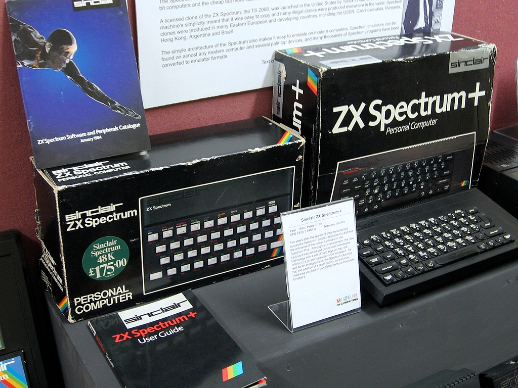 teclado computadora vieja primera computadora del mundo zx spectrum+