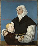 Regula Gwalther Zwingli and Anna Gwalther, 1549, Huldrych Zwingli's daughter and granddaughter